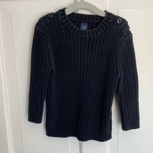 GAP 18-24M black sweater